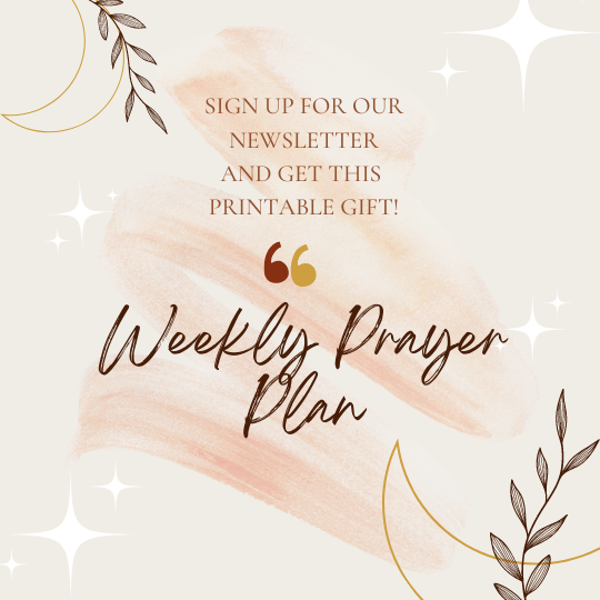 Download Printable Free Weekly Prayer Plan
